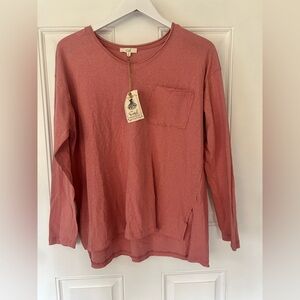 Easel Pink Long Sleeve Tee